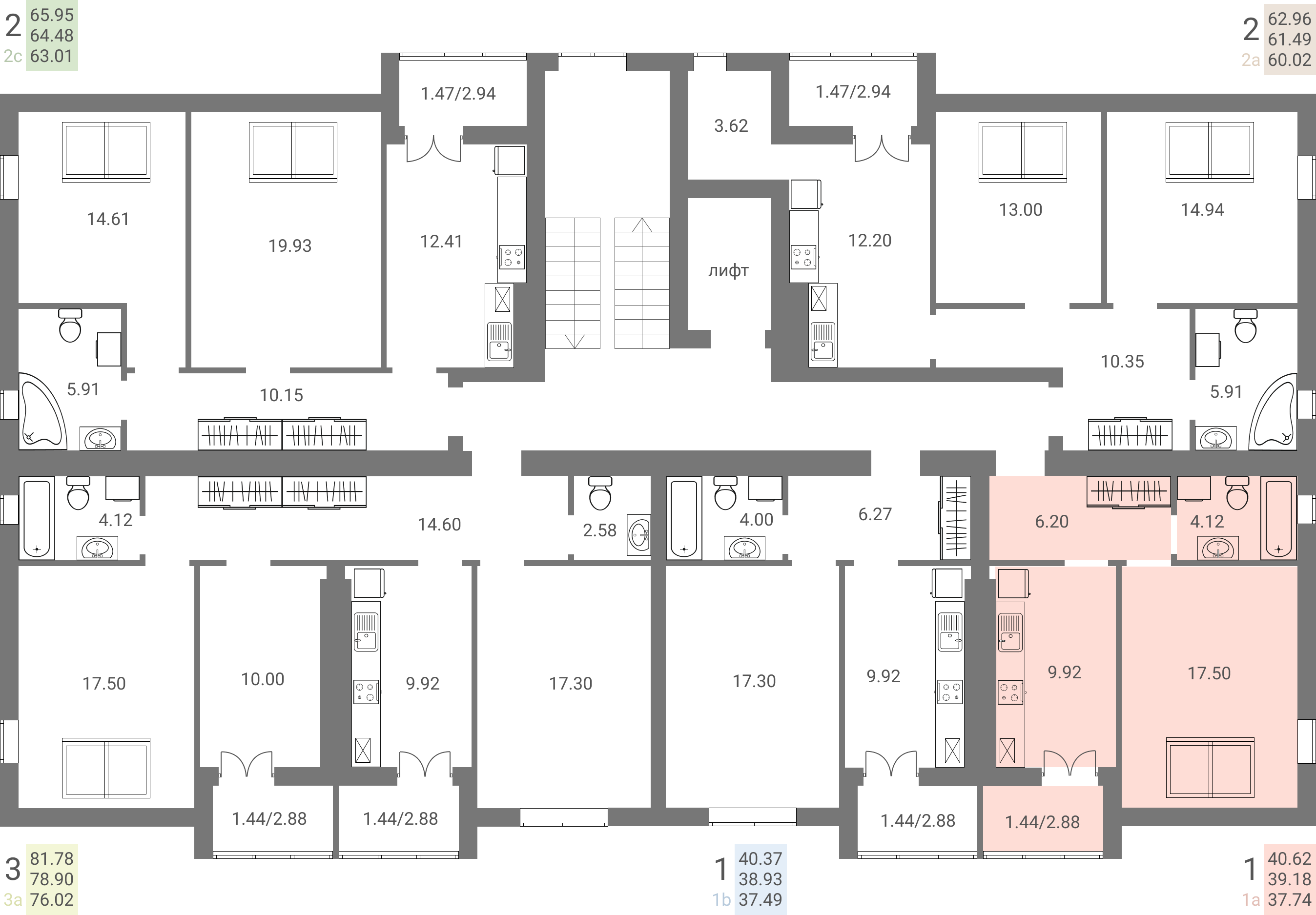 План 8 этажа