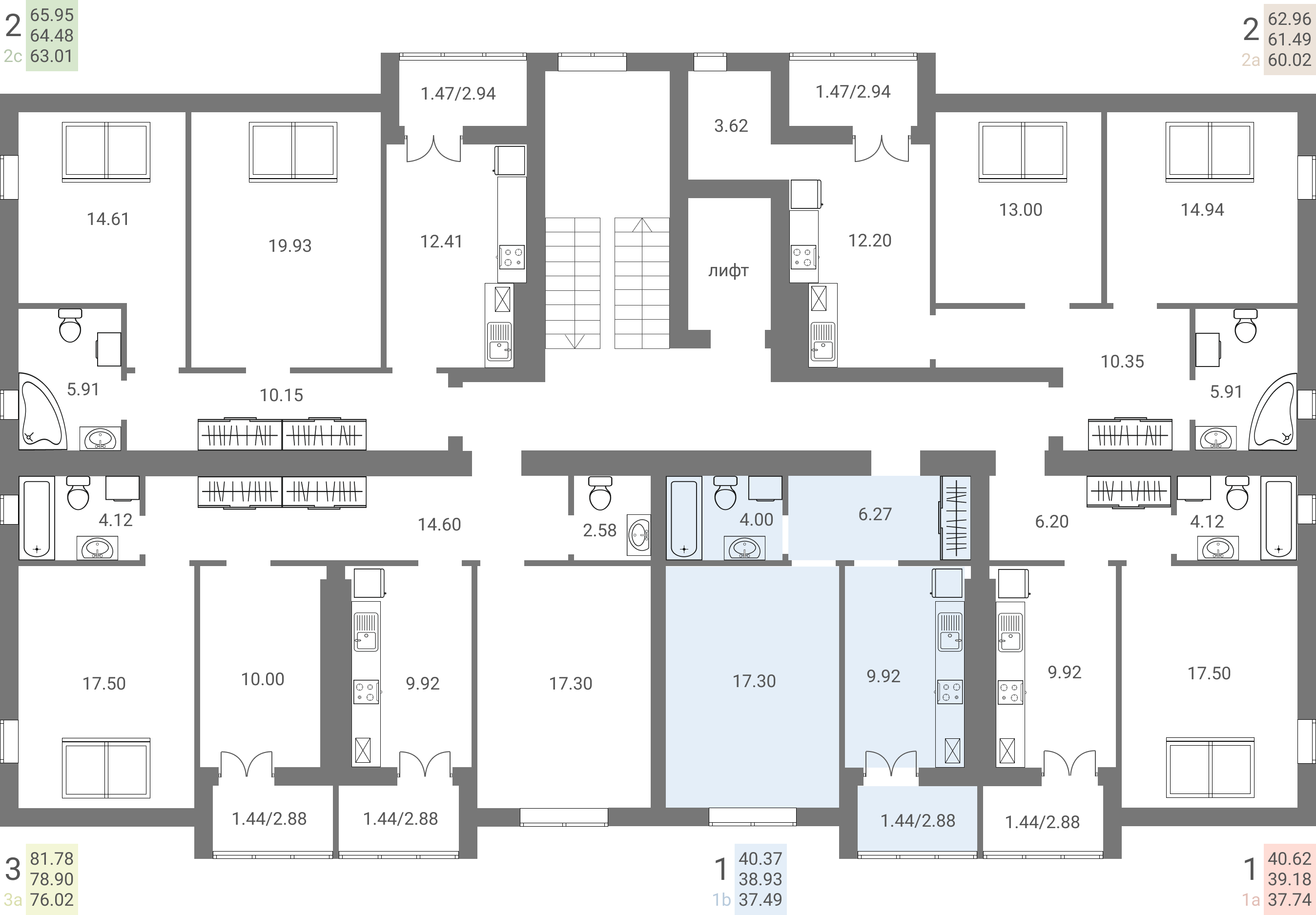 План 8 этажа